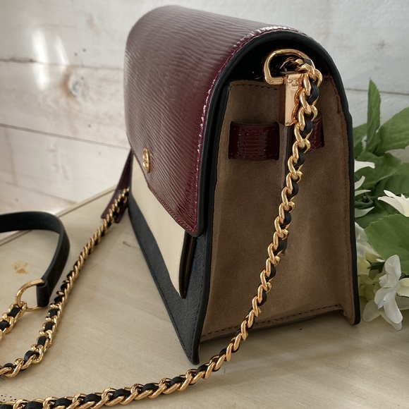 Tory Burch Robinson Color Block Convertible Handbag - Picture 2 of 9